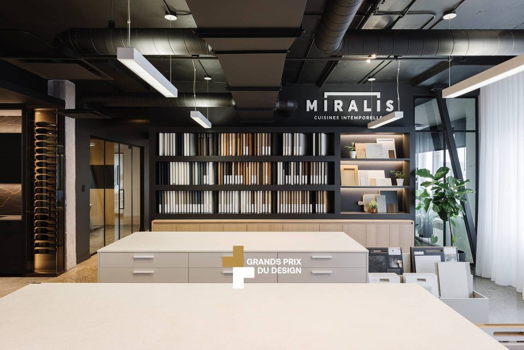 Showroom de Groupe Cartier, certifié Or aux Grands Prix du Design
